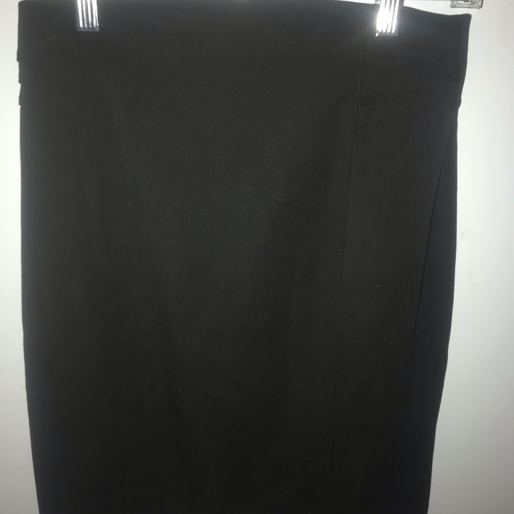 Black pencil skirt.